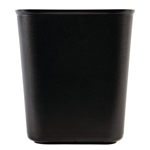 Bolero 6 L Black Polypropylene Waste Bin