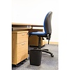 Bolero 6 L Black Polypropylene Waste Bin