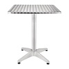 Bolero Square Bistro Table Stainless Steel 600mm Bolero Square Bistro Table Stainless Steel 600mm