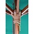 Bolero Parasol okrągły | zielony | 2370(H) x 2500(Ø) mm
