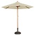 Bolero Round Parasol 2.5m Diameter Cream