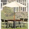 Bolero Wyprzedaż - Parasol okrągły | kremowy | 2370(H) x 2500(Ø) mm