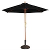 Bolero Round Parasol 2.5m Diameter Black