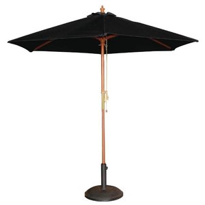 Bolero Parasol okrągły | czarny | 2370(H) x 2500(Ø) mm