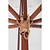 Bolero Parasol kwadratowy 2,5 m | kremowy