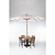 Bolero Parasol kwadratowy 2,5 m | kremowy