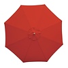 Bolero Parasol okrągły | czerwony | 2370(H) x 2500(Ø) mm