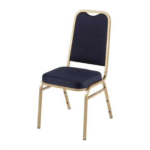 Bolero Navy Blue Stackable Chair with Steel Frame (Pack of 4) Bolero Navy Blue Stackable Chair with Steel Frame (Pack of 4)