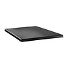 Topalit Blat do stołu kwadratowy 600 x 600 mm z drewna laminowanego czarny
