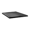 Topalit Square Table Top 600 x 600 mm, Black Laminated Wood
