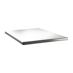 Topalit Blat do stołu kwadratowy 600 x 600 mm z drewna laminowanego szary