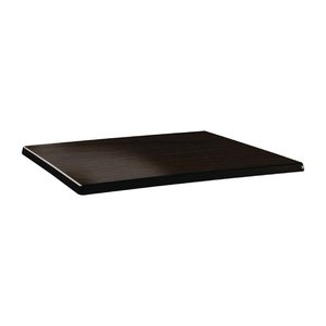 Topalit Rectangular Table Top 700 x 1100 mm, Black Laminated Wood