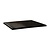 Topalit Blat do stołu prostokątny 700 x 1100 mm z drewna laminowanego czarny