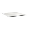 Topalit Square Table Top 700 x 700 mm, Grey Laminated Wood