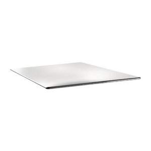 Topalit Square Table Top 700 x 700 mm, Grey Laminated Wood