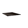 Topalit Square Table Top 700 x 700 mm, Black Laminated Wood