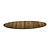 Topalit Round Table Top ø 700 mm, Brown Laminated Wood