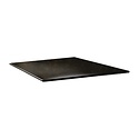 Topalit Square Table Top 700 x 700 mm, Black Laminated Wood