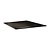 Topalit Square Table Top 700 x 700 mm, Black Laminated Wood