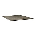 Topalit Square Table Top 700 x 700 mm, Brown Laminated Wood
