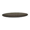 Topalit Round Table Top ø 700 mm, Brown Laminated Wood