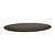 Topalit Round Table Top ø 700 mm, Brown Laminated Wood