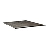 Topalit Square Table Top 700 x 700 mm, Brown Laminated Wood