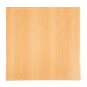 Bolero Square Table Top 600 x 600 mm, Light Brown Laminated Wood Bolero Square Table Top 600 x 600 mm, Light Brown Laminated Wood