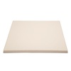 Bolero Square Table Top 600 x 600 mm, White Laminated Wood