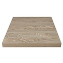 Bolero Blat do stołu kwadratowy 600 x 600 mm z płyty wiórowej pokrytej melaminą jasno brązowy