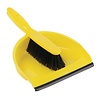 Jantex Soft Dustpan and Brush Set Yellow