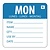 Vogue Removable Day of the Week Label Monday (Pack of 500)