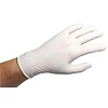 XXLselect Latex Disposable Gloves, Size S, Powdered, White (Pack of 100)