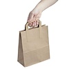 XXLselect Recycled Brown Paper Carrier Bags Medium (Pack of 250)