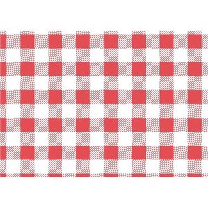 XXLselect Greaseproof Paper Sheets Red Gingham 190 x 310mm (Pack of 200) XXLselect Greaseproof Paper Sheets Red Gingham 190 x 310mm (Pack of 200)