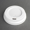 Fiesta White Disposable Coffee Cup Lids 225 ml (Pack of 50)