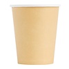 Fiesta Light Brown Disposable Coffee Cups Single Wall Kraft 225 ml (Pack of 1000)