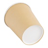 Fiesta Light Brown Disposable Coffee Cups Single Wall Kraft 225 ml (Pack of 1000)