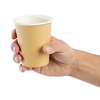 Fiesta Light Brown Disposable Coffee Cups Single Wall Kraft 225 ml (Pack of 1000)