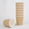 Fiesta Beige Disposable Coffee Cups Ripple Wall Kraft 225 ml (Pack of 500)