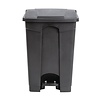 Jantex 45 L Black Polypropylene Pedal Bin, Lift Lid