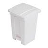 Jantex 45 L White Polypropylene Pedal Bin, Lift Lid Jantex 45 L White Polypropylene Pedal Bin, Lift Lid