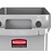 Rubbermaid 60 L Grey Plastic Slim Jim Bin