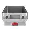 Rubbermaid 60 L Grey Plastic Slim Jim Bin
