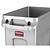 Rubbermaid 60 L Grey Plastic Slim Jim Bin