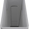 Rubbermaid 60 L Grey Plastic Slim Jim Bin