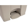 Jantex 45 L Beige Round Polypropylene Pedal Bin, Lift Lid