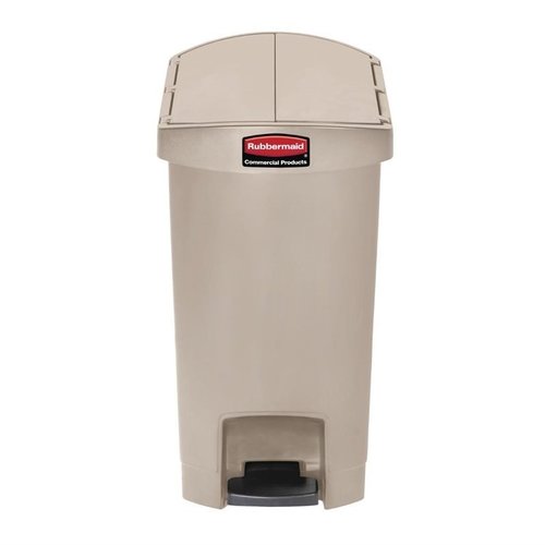 Rubbermaid 30 L Beige Polyethylene Resin Pedal Bin, Lift Lid Rubbermaid 30 L Beige Polyethylene Resin Pedal Bin, Lift Lid