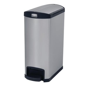 Rubbermaid 50 L Stainless Steel Pedal Bin, Lift Lid Rubbermaid 50 L Stainless Steel Pedal Bin, Lift Lid