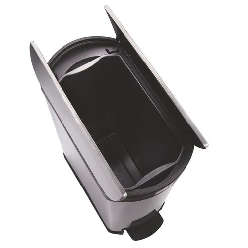Rubbermaid 50 L Stainless Steel Pedal Bin, Lift Lid Rubbermaid 50 L Stainless Steel Pedal Bin, Lift Lid